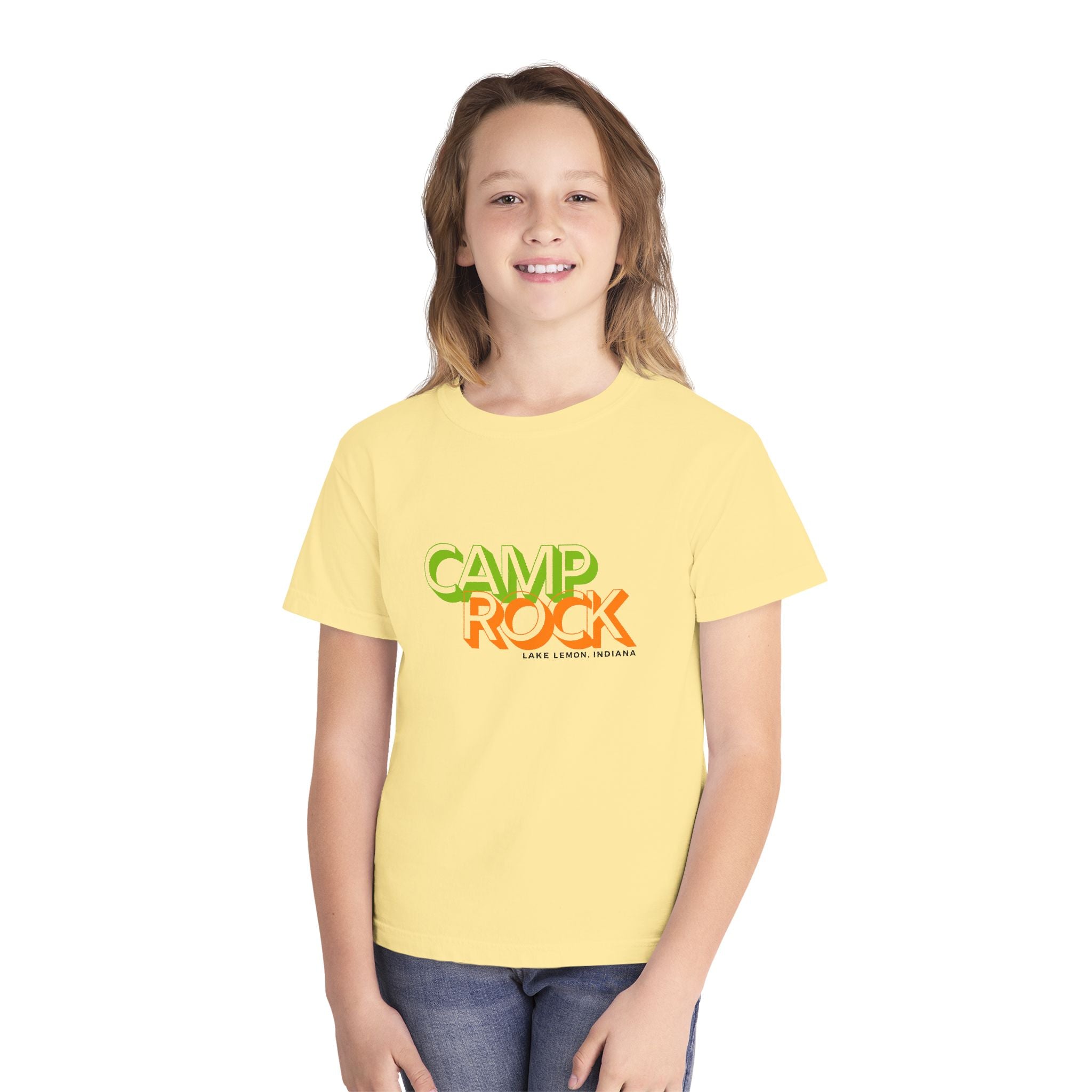 Camp Rock Lake Lemon Youth Tee