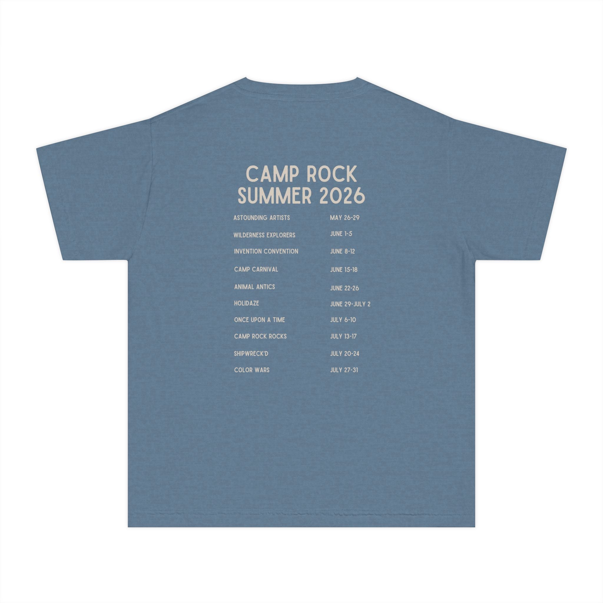 Camp Rock 2026 Heron Youth Tee