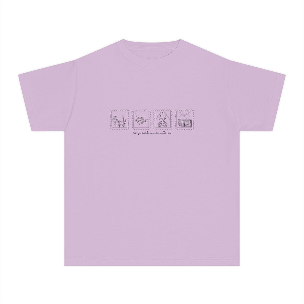 Camp Rock Stamps Youth Tee