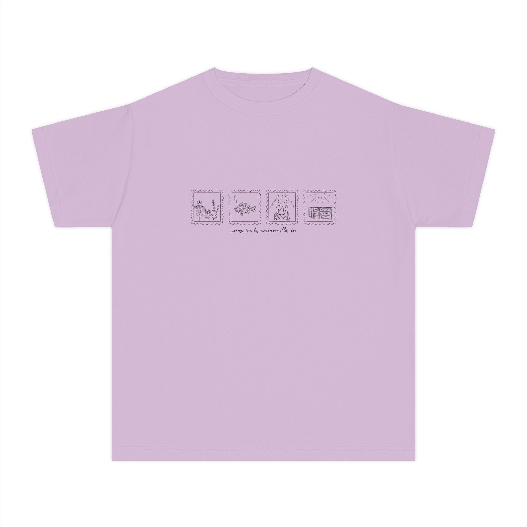Camp Rock Stamps Youth Tee