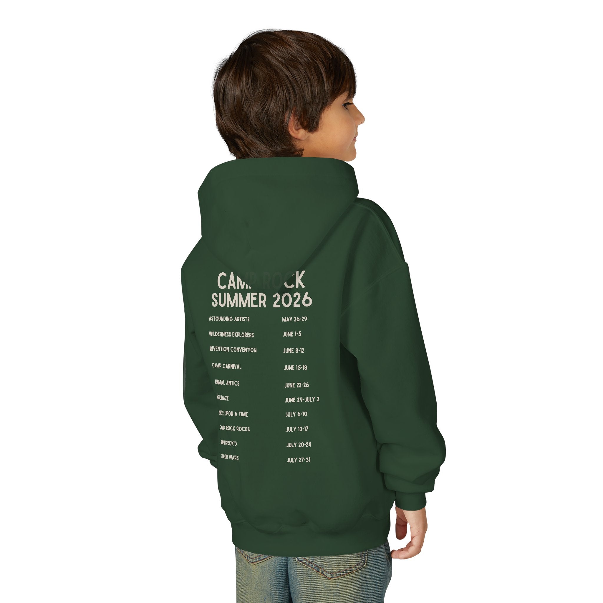 Camp Rock 2026 Heron Youth Hoodie